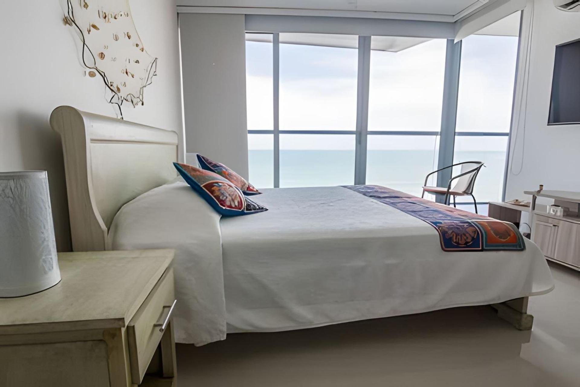 Morros City-espectacular Apto Vista Al Mar Piso 8 Apartamento Cartagena